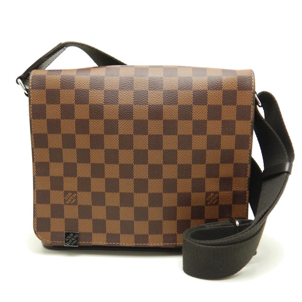 Louis Vuitton Damier Naviglio PM NM Ebene Diagonal Shoulder Brown